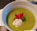 Суп из фенхеля и зеленого горошка
